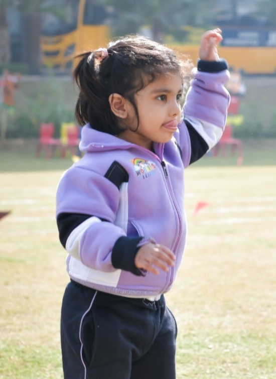 Child learning and playing at Rainbow Bliss